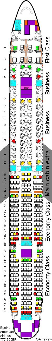 boeing 777 seat map american airlines.
